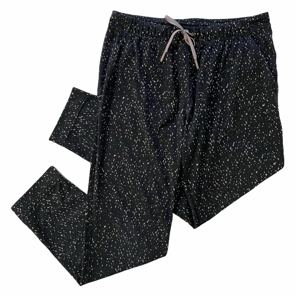 Lululemon Jet Crop Jogger Black Butterfly Texture Mink Berry [13166]